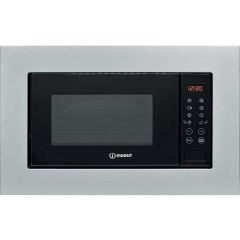 Indesit MWI120GX Built-In Microwave - Stainless Steel