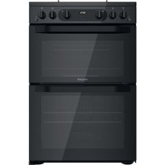 Hotpoint HDM67G0CMB/UK Double Cooker - Black