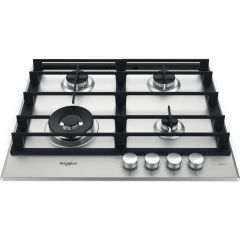 Whirlpool GMWL628IXL Gas Hob 4 Burners - Inox