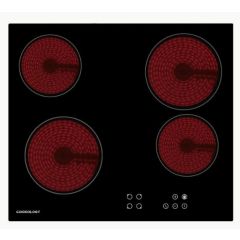 COOKOLOGY TCH601 60Cm Built-In Ceramic Hob 4 Zone &ndash; Black