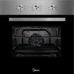 Midea MBO60M80M1-X Midea Stainless Steel Single Oven With Airfry-Slim Depth