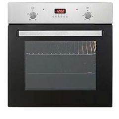 ESSENTIALS LSSO603S - Built In 60cm Single Fan Oven with Programmer, Stainless Steel