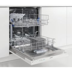 Indesit Ecotime DIE 2B19 UK Integrated Dishwasher - White