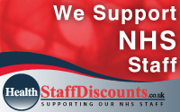 We Support NHS Staff with Health Staff Discounts.